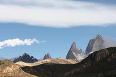 Aguja Poincenot and Fitz Roy (both at right)