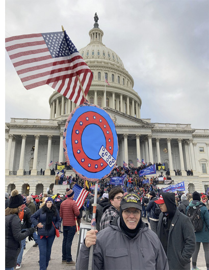 QAnon at the Capitol invasion