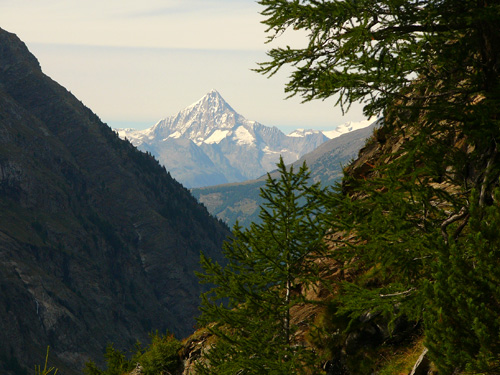 The view into Switzerland