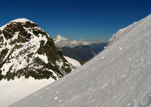 Near the top of Castor