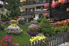 The prettiest garden in Zermatt