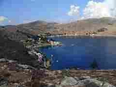 A village on Symi