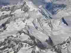 The Alps from the plane