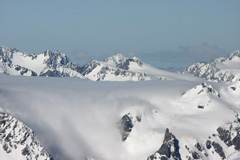 Snow and cloud merging