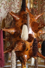 Wig rack by Joana Vasconcelos