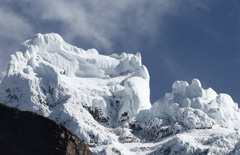 Ice mushrooms on Cerro Torre