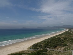 The causeway on Bruny Island