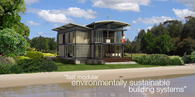 fast modular environmentally sustainable building systems